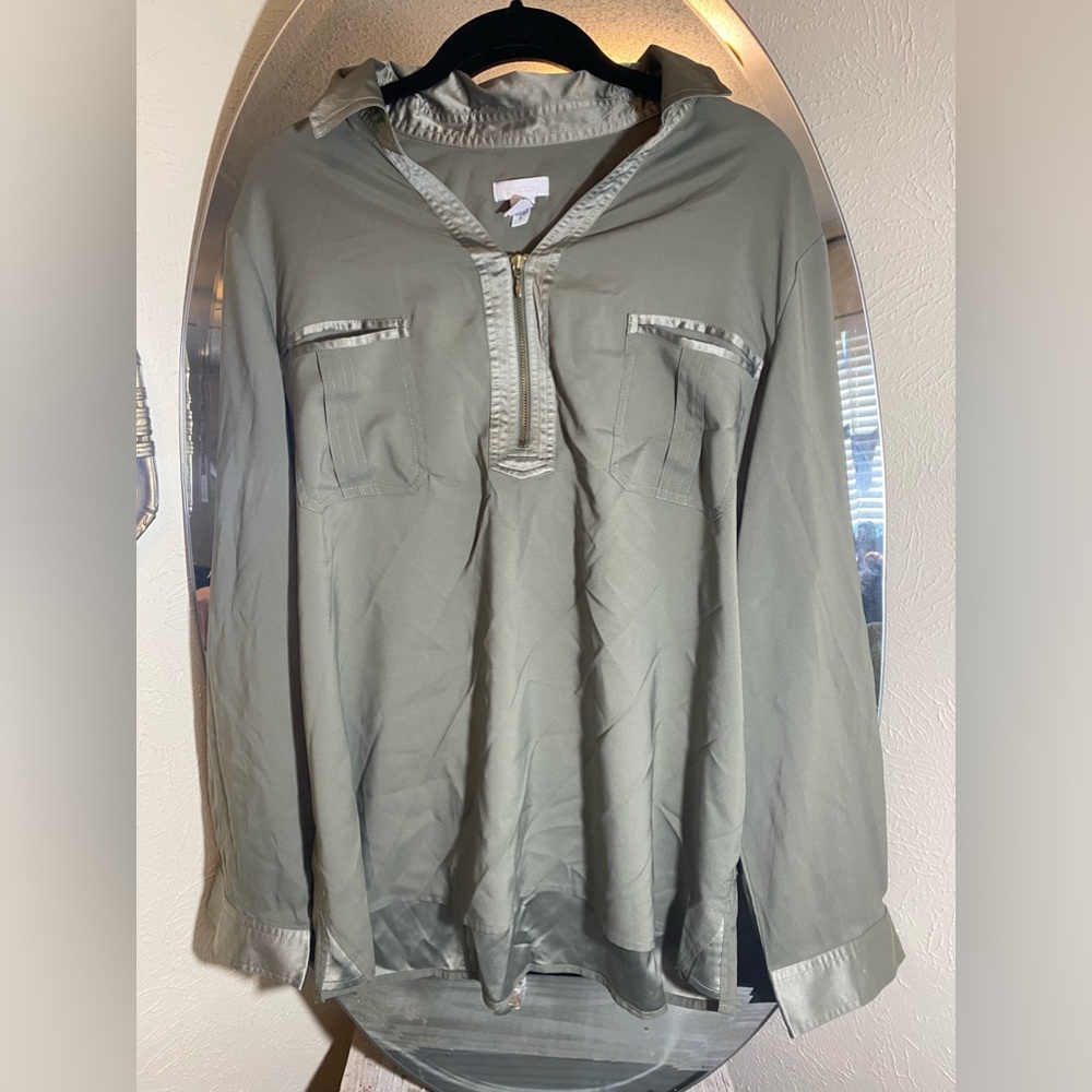 Chicos Olive Top